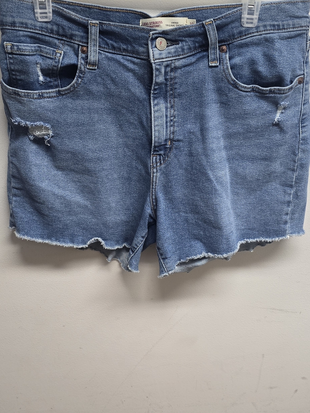 Levi's Light Blue Denim Cut-Off Shorts